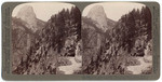 On the brink of a fearful chasm - from Glacier Canon (N.E.) to Half Dome, Yosemite Valley, Cal., (19)6035