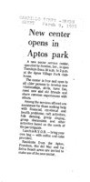 New center opens in Aptos park