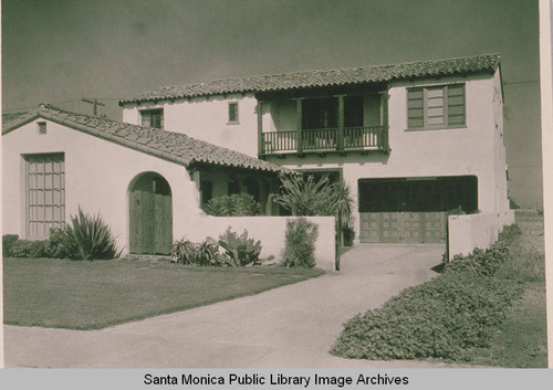 House on Mt. Holyoke, the residence of composer J.S. Zamecnik in Pacific Palisades