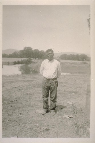 Chief Clifford Salvador; Cache Creek Rancheria Lake Co.; 15 July 1927; 6 prints, 6 negatives