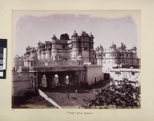 Front of Palace, Udaipur, India, ca.1890