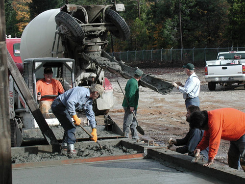 Pouring concrete--Soper-Wheeler Company