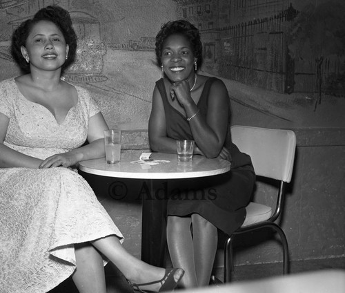 Two women, Los Angeles, 1955
