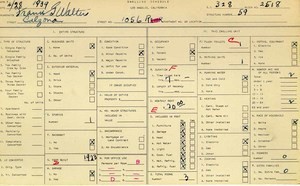 WPA household census for 1056 CALZONA, Los Angeles