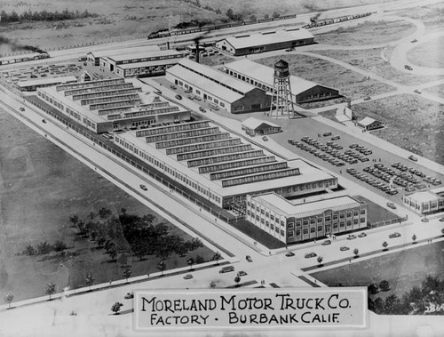 Moreland Motor Truck Company factory, circa 1920