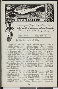 ONEletter 14/6 (1969-06)