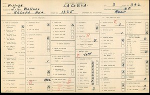 WPA household census for 1325 RECORD AVE, Los Angeles County