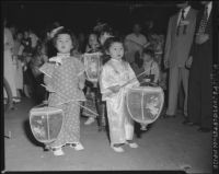 Moon festival lantern parade in Chinatown, Los Angeles (Calif.)
