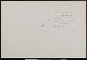 Irving Bacheller, letter, 1935-03-04, to Hamlin Garland