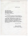 Letter from Hugh T. Fullerton, Captain A. C. D., Assistant Adjunct General, Western Defense Command, to Lincoln Kanai, April 16, 1942