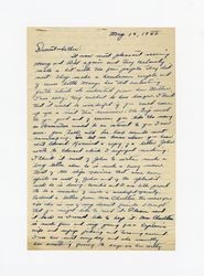 Letter from Jeanne Dockweiler to Isidore B. Dockweiler, May 19, 1942