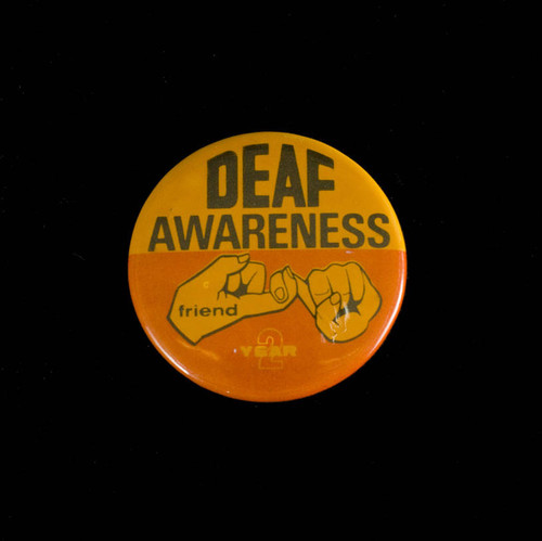 Deaf Awareness pin