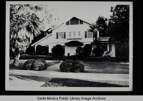A. M. King Jr. House, 308 Alta Avenue, Santa Monica, Calif