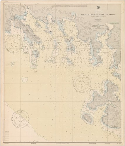 Preliminary chart : South Pacific Ocean : Solomon Islands : Florida Island-south coast : Tulagi Harbor to Baranago Harbor