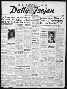 Daily Trojan, Vol. 38, No. 14, October 03, 1946