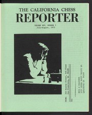 California Chess Reporter, The; Vol. 25, 1975-1976