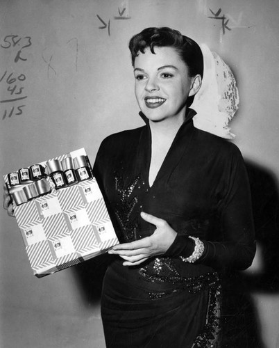 Judy Garland promoting Christmas Seals