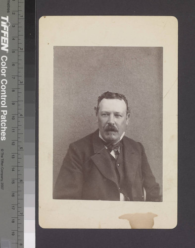 Portrait of unidentified man, presumably John W. Clark. [Duplicate.]