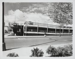 Parking garage at 3rd and D Street, Santa Rosa, California, 1967