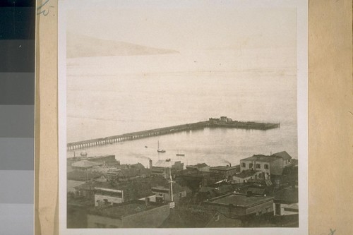 Meiggs Wharf at North Beach at the foot of Powell St. About 1870