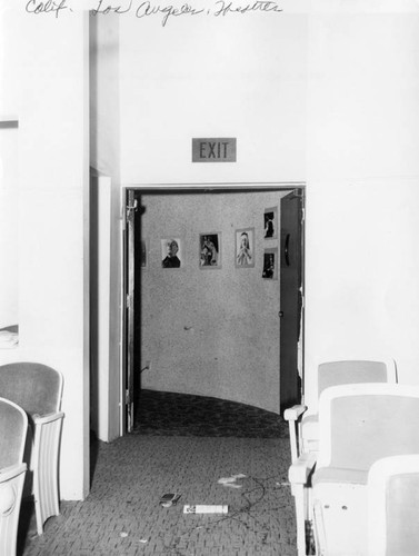 Exit doors of the Civic Playhouse