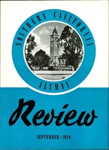 Southern California alumni review, vol. 21, no. 1 (1939 Sept.)