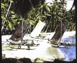 Ceylon: bateaux à voile