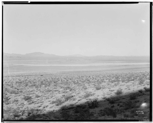 Boulder-Chino Transmission Line - Lakes and line in Lucerne Valley