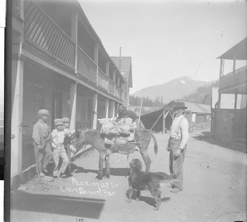 Packing up to Leave Sawyers Bar