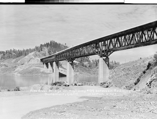 Pitt River Bridge on Highway #99 Between Redding and Dunsmuir, Calif