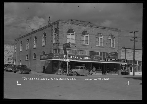 "Corbetts Drug Store," Burns, Ore