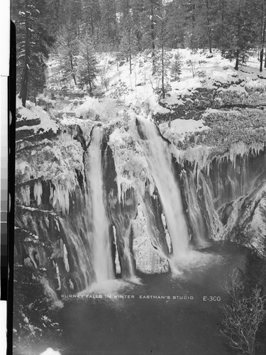 Burney Falls In Winter