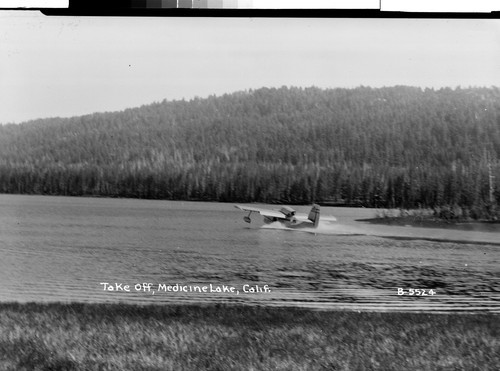 Take Off, Medicine Lake, Calif