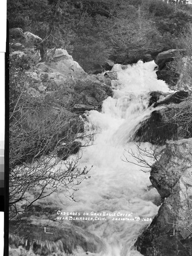 "Cascades on Gray Eagle Creek," near Blairsden, Calif