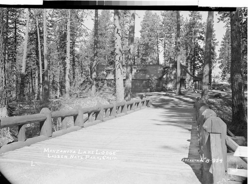 "Manzanita Lake Lodge" Lassen Nat'l Park, Calif