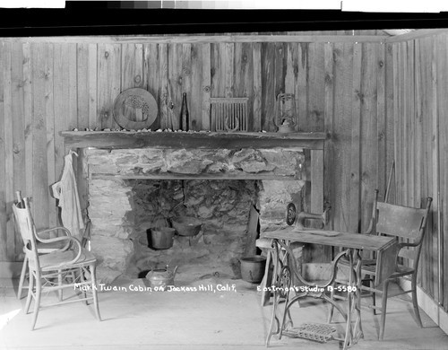 Mark Twain Cabin on Jackass Hill, Calif