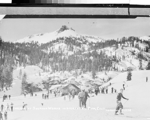 Ski Shelter at Sulphur Works in Lassen Nat'l. Park, Calif