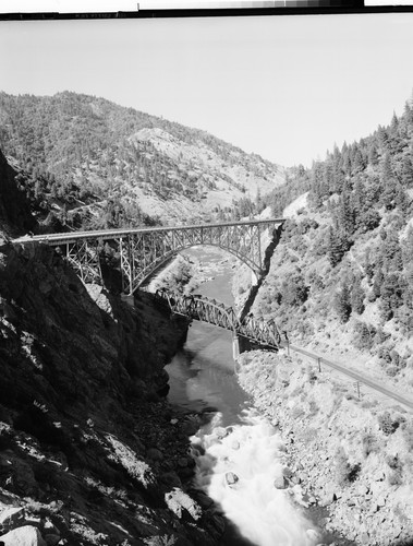 Pulga Bridges in the Feather River Canyon