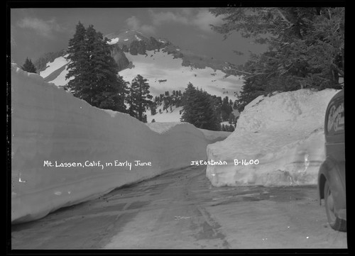 Mt. Lassen, Calif., In Early June