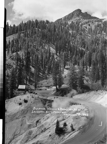 Sulphur Works & Broke-off Peak, Lassen Vol. Nat'l. Park, Calif