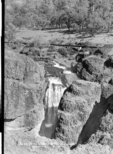 Falls at Richardson Springs, Calif