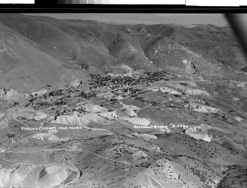 Virginia City, Nev.- From The Air