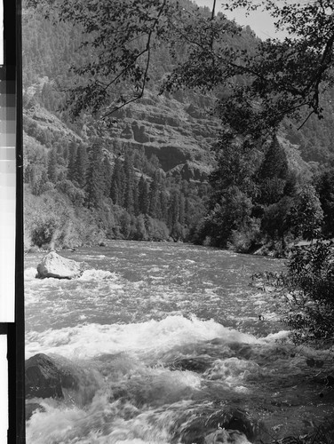 On the Pitt River at Big Bend, Calif. Shasta County