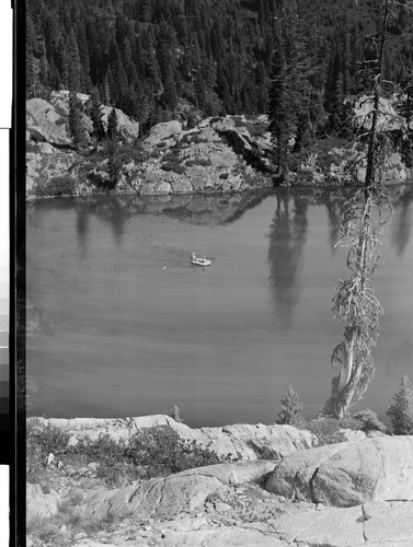 One of the Cudahy Lakes, Marble Mt. Primitive Area, Calif