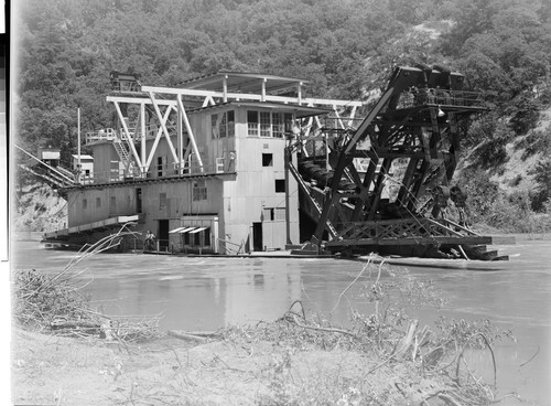 Gold Dredge on Trinity River