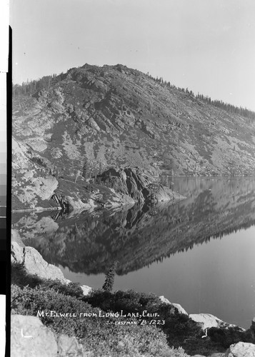 Mt. Elwell from Long Lake, Calif