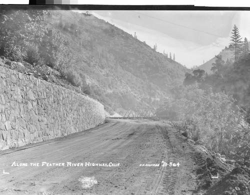 Along the Feather River Highway, Calif