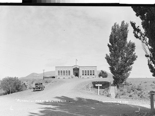 "School," At Fort Bidwell, Calif