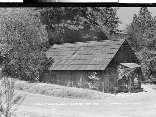 Home of James W. Marshall constructed about 1848