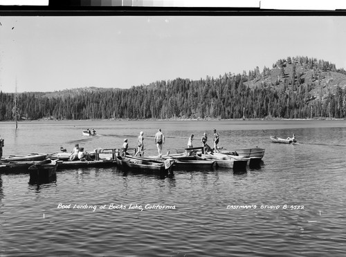 Boat Landing at Bucks Lake, California